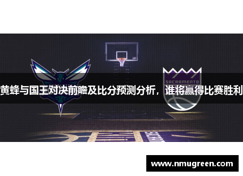 黄蜂与国王对决前瞻及比分预测分析,谁将赢得比赛胜利